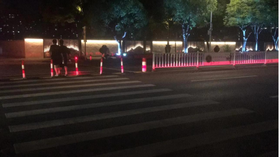 深圳豐上光電智能斑馬線預警系統又在一個城市落地啦！